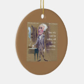 Alexander Hamilton - Zitat "Stand für etwas" Keramik Ornament (Rechts)