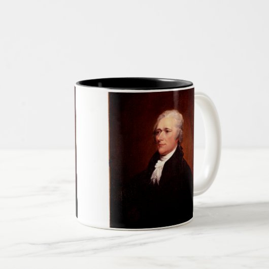 Alexander Hamilton Zweifarbige Tasse (VorderseiteRechts)