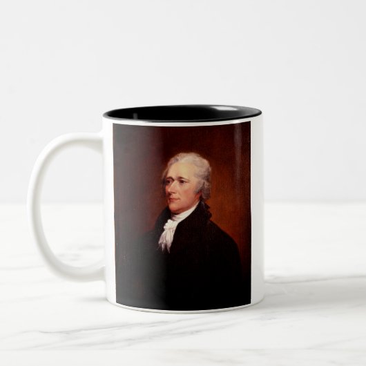 Alexander Hamilton Zweifarbige Tasse (Links)