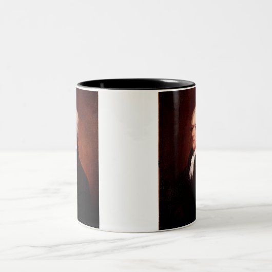 Alexander Hamilton Zweifarbige Tasse (Mittel)