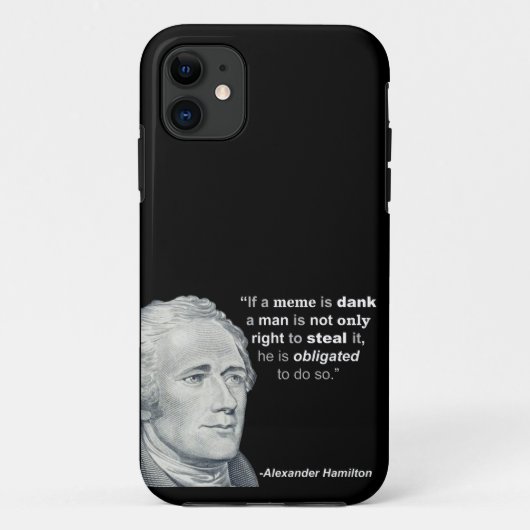 Alexander Hamiltons feuchtes Meme - Telefon-Kasten Case-Mate iPhone Hülle (Rückseite)
