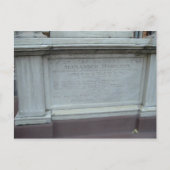ALEXANDER HAMILTON'S GRAVE POSTKARTE (Vorderseite)