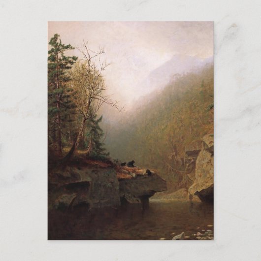 Alexander Helwig Wyant, Three Bears Postcard Postkarte (Vorderseite)