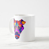 Alexander-Hund-weiße Tasse (Vorderseite Links)