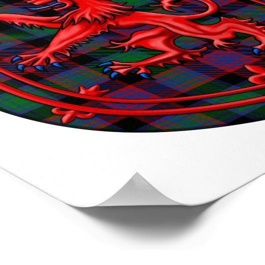 Alexander Hunting Tartan Scottish Kariert Poster (Ecke)