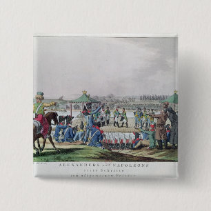 Alexander I und Napoleon Button