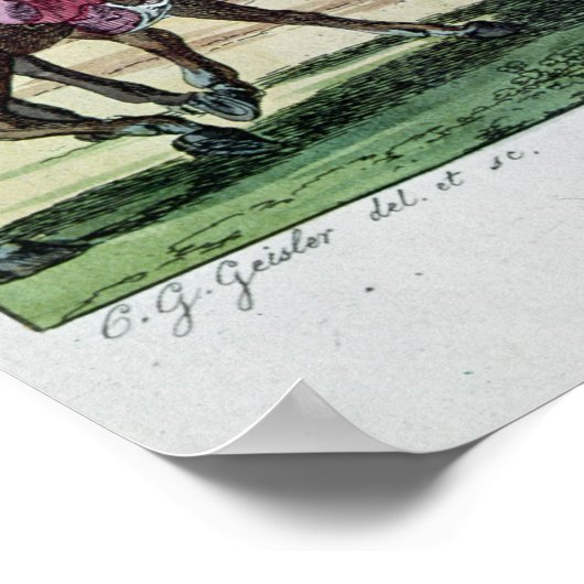 Alexander I. und Napoleon Poster (Ecke)