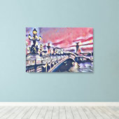 Alexander III Bridge Leinwanddruck (Insitu (Holzboden))