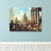 Alexander III der Große vor dem Grab Leinwanddruck (Insitu (Holzboden))