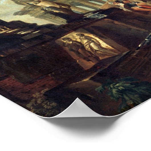 Alexander III der Große vor dem Grab Poster (Ecke)