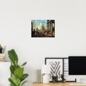 Alexander III der Große vor dem Grab Poster (Heimbüro)