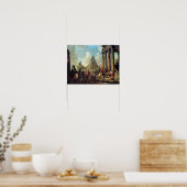 Alexander III der Große vor dem Grab Poster (Küche)