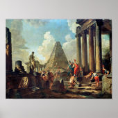 Alexander III der Große vor dem Grab Poster (Vorne)