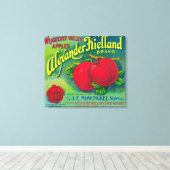 Alexander Kielland Apple Label - Cashmere, WA Leinwanddruck (Insitu (Holzboden))