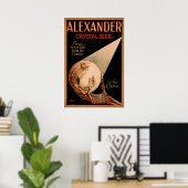 ALEXANDER Magician Illusionist VAUDEVILLE Poster (Heimbüro)