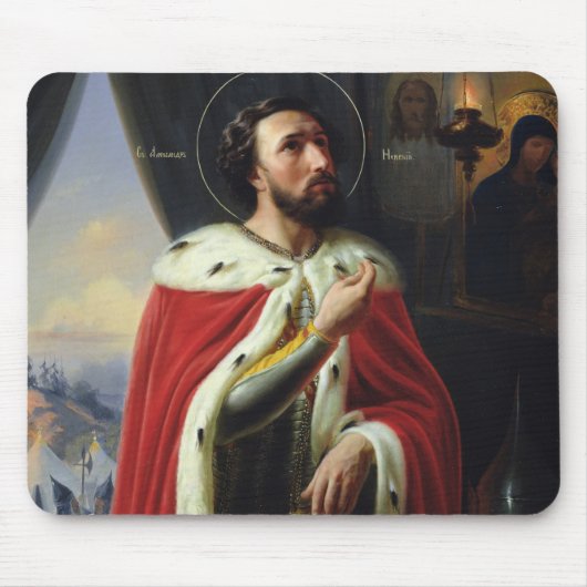 Alexander Nevsky, Herzog von Novgorod Mousepad (Vorne)