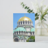 Alexander Nevsky Kathedrale in Sofia, Bulgarien Postkarte (Stehend Vorderseite)