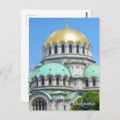 Alexander Nevsky Kathedrale in Sofia, Bulgarien Postkarte (Vorne/Hinten)