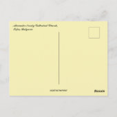 Alexander Nevsky Kathedrale Kirche Sofia Bulgarien Postkarte (Rückseite)