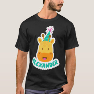 Alexander Personalisiert Happy Birthday Idea T-Shirt