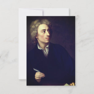Alexander Pope (Porträt von Michael Dahl, c. 1727) Karte
