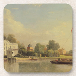 Alexander Popes (1688-1744) Landhaus, Twickenham, Getränkeuntersetzer