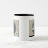 Alexander Pushkin bei Arbeit, 1899 Tasse (Zentrum)