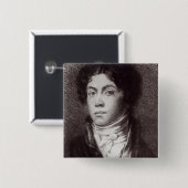 Alexander Pushkin Button (Vorne & Hinten)