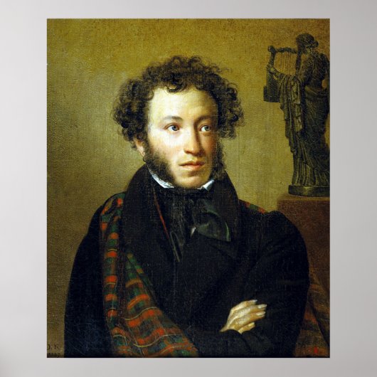 Alexander Pushkin Portrait Poster (Vorne)