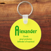Alexander Schlüsselanhänger (Vorderseite)