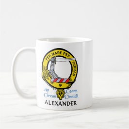 ALEXANDER Scottish Clan Wappen Tasse