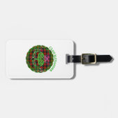 Alexander Scottish Tartan Celtic Thistle Gepäckanhänger (Vorderseite horizontal)