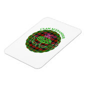 Alexander Scottish Tartan Celtic Thistle Magnet (Linke Seite)