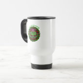 Alexander Scottish Tartan Celtic Thistle Reisebecher (Vorderseite Links)