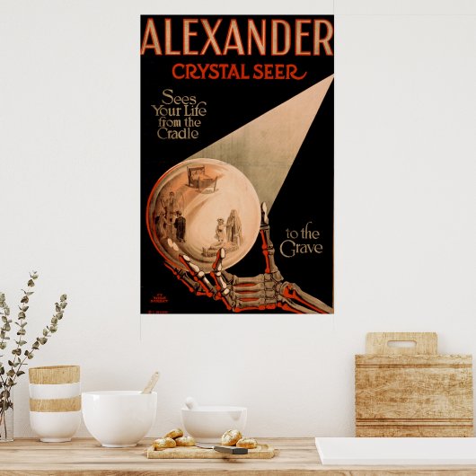 Alexander sieht dein Leben von der Wiege Poster (Küche)