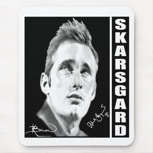 Alexander Skarsgard durch Kristin Bauer Mousepad (Vorne)