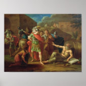 Alexander the Great visits Diogenes at Corinth Poster (Vorne)