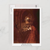 Alexander The Great von Rembrandt Van Rijn Postkarte (Vorne/Hinten)