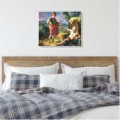 Alexander und Diogenes, 1818 (Öl auf Leinwand) Leinwanddruck (Insitu (Schlafzimmer))