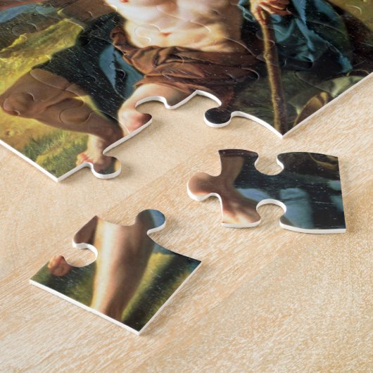 Alexander und Diogenes, 1818 (Öl auf Leinwand) Puzzle (Seite)
