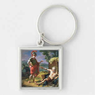 Alexander und Diogenes, 1818 (Öl auf Leinwand) Schlüsselanhänger