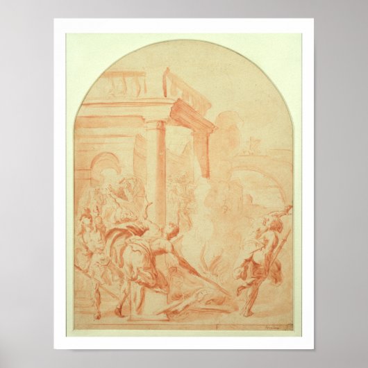 Alexander und Thais auf ihrer betrunkenen Rampe du Poster (Vorne)