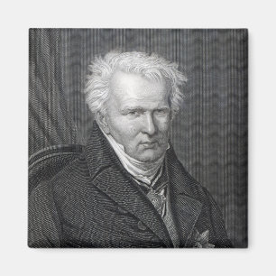 Alexander von Humboldt, graviert von C. Cook Magnet