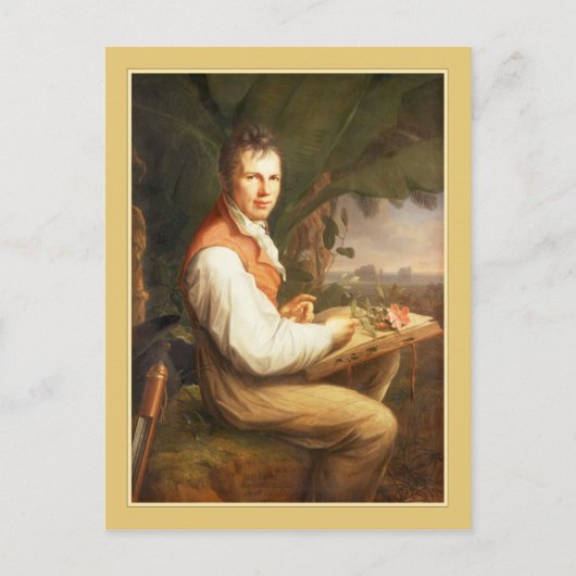 Alexander von Humboldt von Friedrich Georg Weitsch Postkarte (Vorderseite)