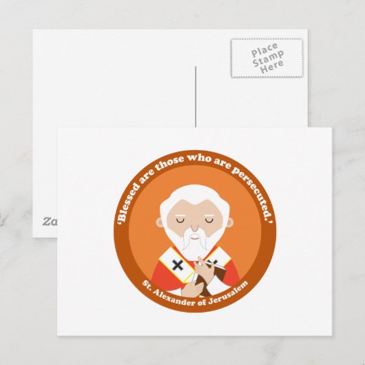 Alexander von Jerusalem Postkarte (Vorne/Hinten)