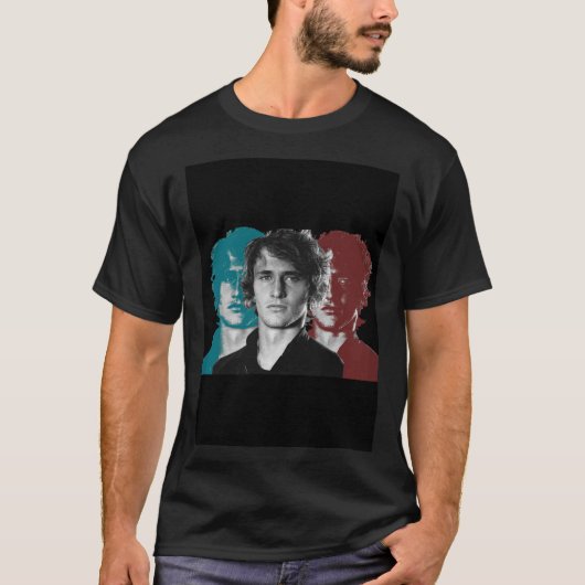 Alexander Zverev Artwork Essential T - Shirt (Vorderseite)