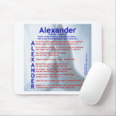 AlexanderAcrostic Mousepad (Mit Mouse)
