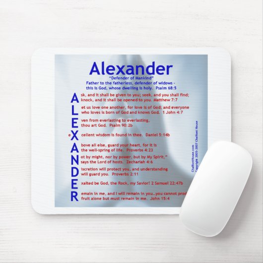 AlexanderAcrostic Mousepad (Mit Mouse)