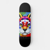 Alexander's Cat Black Skateboard (Vorderseite)