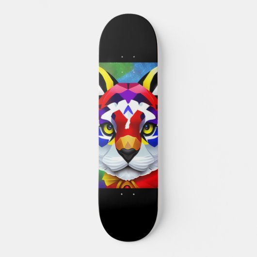 Alexander's Cat Black Skateboard (Vorderseite)